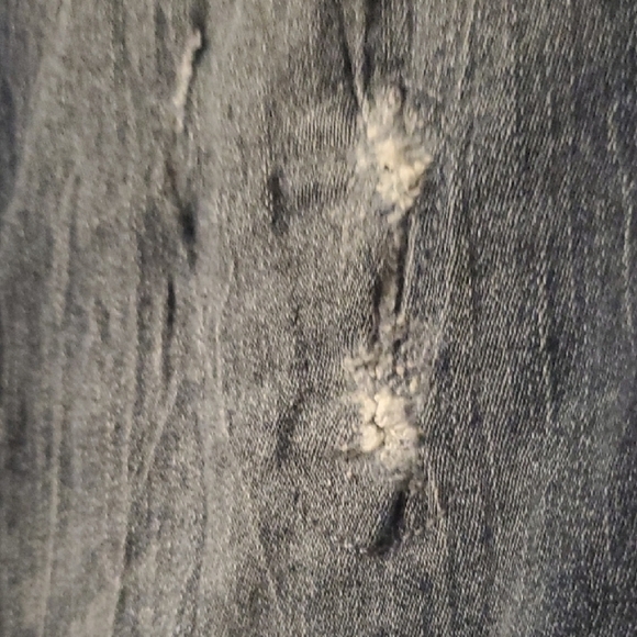 Guess Jeans Womens Size 27 Size 4 Blue Distressed Ripped - Picture 7 of 14